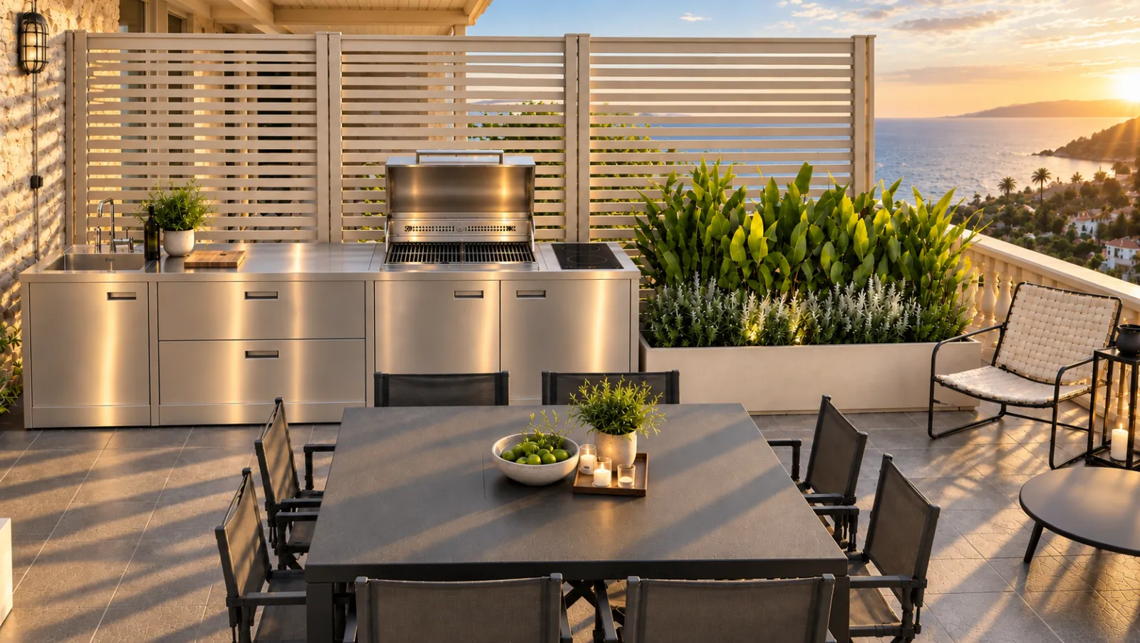 Terrazza Sanremo – Cucina esterna – Dopo